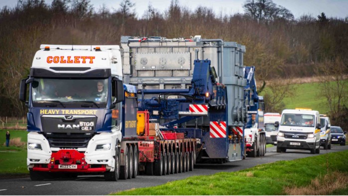 Collett Transport Delivers Two 178Te transformers in 7 days 