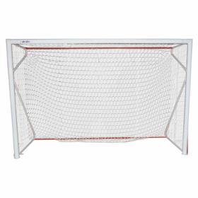 Pair of 3x2 m. steel football goals including nets
