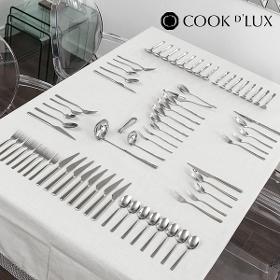 Set di posate in acciaio inox Cook d'Lux 72 pz