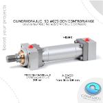 ISO 6020/2 HYDRAULIC CYLINDERS COUNTERFLANGERS-HD/HK SERIES