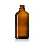 Bottiglia in vetro ambrato da 100 ml: Altezza 110.7 mm