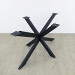 Struttura simmetrica del tavolo in metallo a forma di ragno