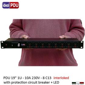 PDU Multipresa rack  VDE Serie IEC 60320 PDU