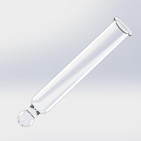 Pipetta in vetro per contagocce – punta dritta, 48 mm