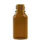 Bottiglia in vetro ambrato da 15 ml: Altezza 65 mm
